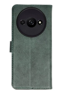 Xiaomi Redmi A3 4G Kılıf Trend S Plus Kapaklı Kılıf - Yeşil