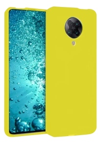 Xiaomi Redmi K30 Pro Kılıf Nano içi Kadife Silikon - Sarı