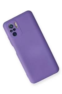 Xiaomi Redmi Note 10 Kılıf Nano içi Kadife Silikon - Mor