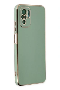 Xiaomi Redmi Note 10 Kılıf Volet Silikon - Açık Yeşil