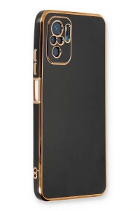 Xiaomi Redmi Note 10 Kılıf Volet Silikon - Siyah