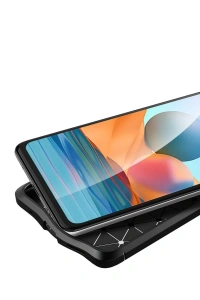 Xiaomi Redmi Note 10 Pro Kılıf Auto Focus Kapak - Kırmızı
