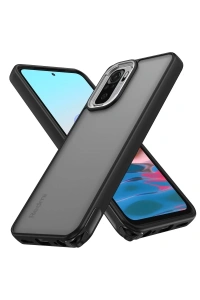 Xiaomi Redmi Note 10 Pro Kılıf Elegant Kapak - Siyah