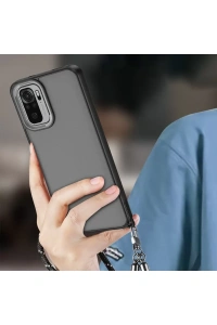 Xiaomi Redmi Note 10 Pro Kılıf Elegant Kapak - Siyah