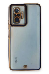 Xiaomi Redmi Note 10 Pro Kılıf Liva Lens Silikon - Mavi