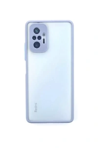 Xiaomi Redmi Note 10 Pro Kılıf Montreal Silikon Kapak - Gri