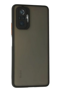Xiaomi Redmi Note 10 Pro Kılıf Montreal Silikon Kapak - Siyah