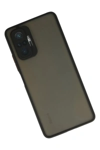 Xiaomi Redmi Note 10 Pro Kılıf Montreal Silikon Kapak - Siyah