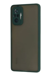 Xiaomi Redmi Note 10 Pro Kılıf Montreal Silikon Kapak - Yeşil