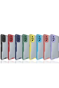 Xiaomi Redmi Note 10 Pro Kılıf Platin Silikon - Kırmızı