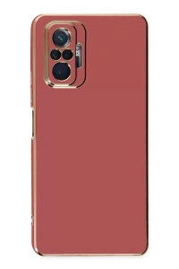 Xiaomi Redmi Note 10 Pro Kılıf Volet Silikon - Kırmızı