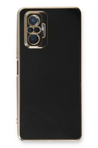 Xiaomi Redmi Note 10 Pro Kılıf Volet Silikon - Siyah