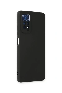 Xiaomi Redmi Note 11 Kılıf First Silikon - Siyah