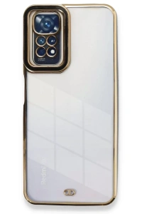 Xiaomi Redmi Note 11 Kılıf Liva Lens Silikon - Siyah