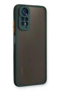 Xiaomi Redmi Note 11 Kılıf Montreal Silikon Kapak - Yeşil