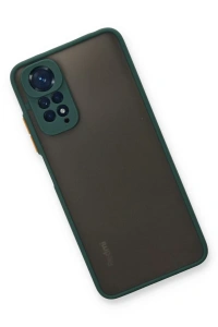 Xiaomi Redmi Note 11 Kılıf Montreal Silikon Kapak - Yeşil
