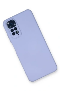 Xiaomi Redmi Note 11 Kılıf Nano içi Kadife Silikon - Lila