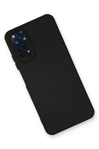Xiaomi Redmi Note 11 Kılıf Nano içi Kadife Silikon - Siyah