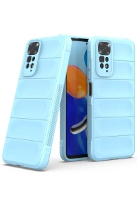 Xiaomi Redmi Note 11 Kılıf Optimum Silikon - Sky Blue
