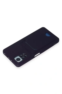 Xiaomi Redmi Note 11 Pro Kılıf Kelvin Kartvizitli Silikon - Derin Mor