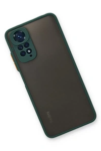 Xiaomi Redmi Note 11 Pro Kılıf Montreal Silikon Kapak - Yeşil