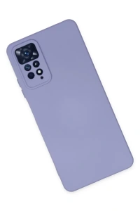 Xiaomi Redmi Note 11 Pro Kılıf Nano içi Kadife Silikon - Lila
