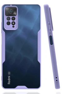 Xiaomi Redmi Note 11 Pro Kılıf Platin Silikon - Lila