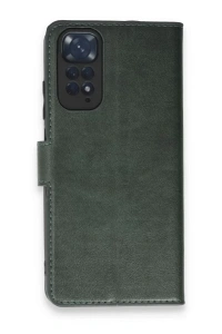 Xiaomi Redmi Note 11 Pro Kılıf Trend S Plus Kapaklı Kılıf - Yeşil