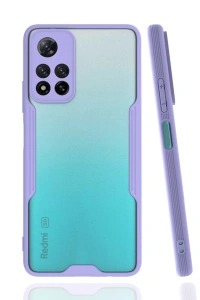 Xiaomi Redmi Note 11 Pro Plus 5G Kılıf Platin Silikon - Lila