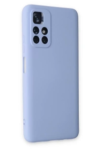 Xiaomi Redmi Note 11T Kılıf Nano içi Kadife Silikon - Lila