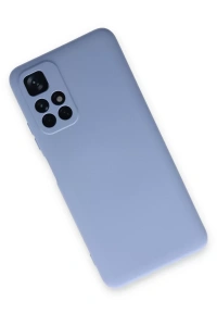 Xiaomi Redmi Note 11T Kılıf Nano içi Kadife Silikon - Lila
