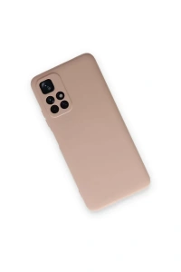 Xiaomi Redmi Note 11T Kılıf Nano içi Kadife Silikon - Pudra