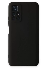Xiaomi Redmi Note 11T Kılıf Nano içi Kadife Silikon - Siyah