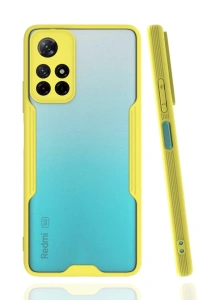 Xiaomi Redmi Note 11T Kılıf Platin Silikon - Sarı
