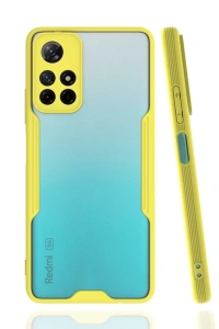 Xiaomi Redmi Note 11T Kılıf Platin Silikon - Sarı