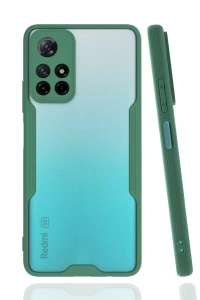 Xiaomi Redmi Note 11T Kılıf Platin Silikon - Yeşil
