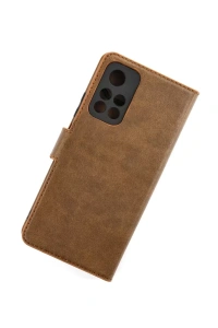 Xiaomi Redmi Note 11T Kılıf Trend S Plus Kapaklı Kılıf - Taba