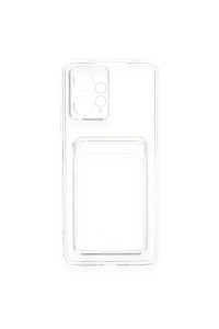 Xiaomi Redmi Note 12 4G Kılıf Kart Şeffaf Silikon - Şeffaf