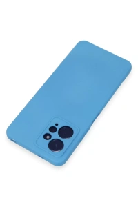 Xiaomi Redmi Note 12 4G Kılıf Nano içi Kadife Silikon - Mavi