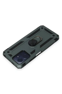 Xiaomi Redmi Note 12 4G Kılıf Sofya Yüzüklü Silikon Kapak - Yeşil