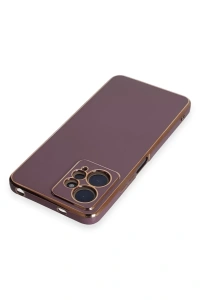 Xiaomi Redmi Note 12 4G Kılıf Volet Silikon - Mor