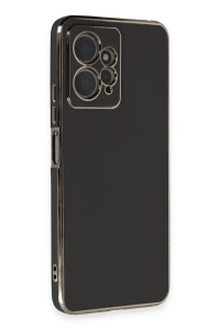 Xiaomi Redmi Note 12 4G Kılıf Volet Silikon - Siyah