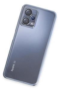 Xiaomi Redmi Note 12 5G Kılıf Lensli Silikon - Açık Mavi
