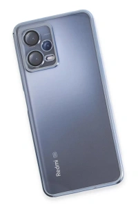 Xiaomi Redmi Note 12 5G Kılıf Lensli Silikon - Açık Mavi