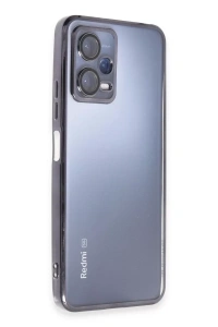 Xiaomi Redmi Note 12 5G Kılıf Lensli Silikon - Siyah