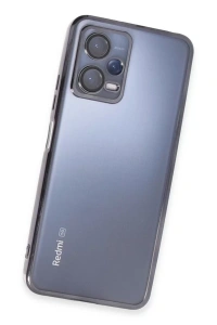 Xiaomi Redmi Note 12 5G Kılıf Lensli Silikon - Siyah