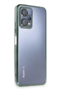 Xiaomi Redmi Note 12 5G Kılıf Lensli Silikon - Yeşil