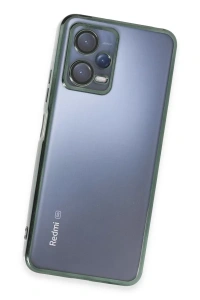 Xiaomi Redmi Note 12 5G Kılıf Lensli Silikon - Yeşil