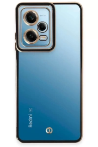 Xiaomi Redmi Note 12 5G Kılıf Liva Lens Silikon - Siyah