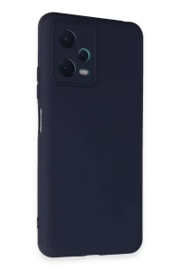 Xiaomi Redmi Note 12 5G Kılıf Nano içi Kadife Silikon - Lacivert